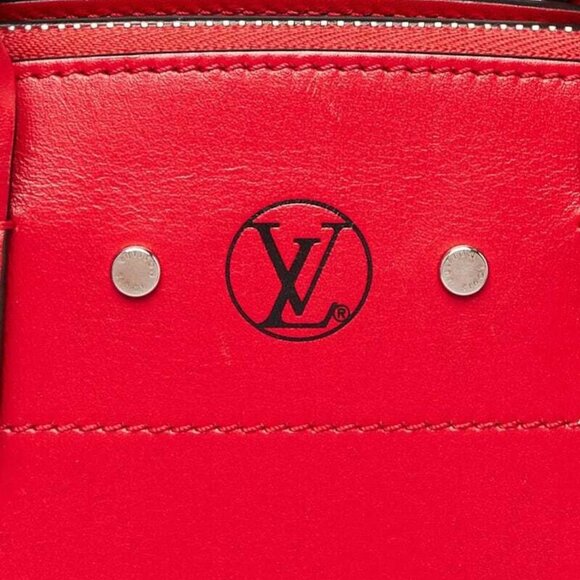 Louis Vuitton Red Smooth Leather City Steamer Mini Bag - Picture 8 of 12